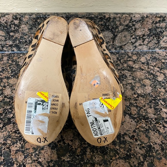 Steve Madden Pony Hair Wedges “Wicked” SZ 10 - Picture 12 of 15